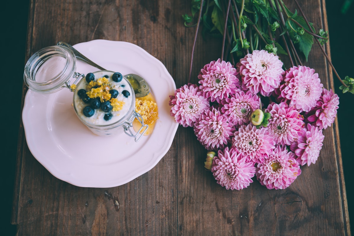 Gezonde granola met yoghurt